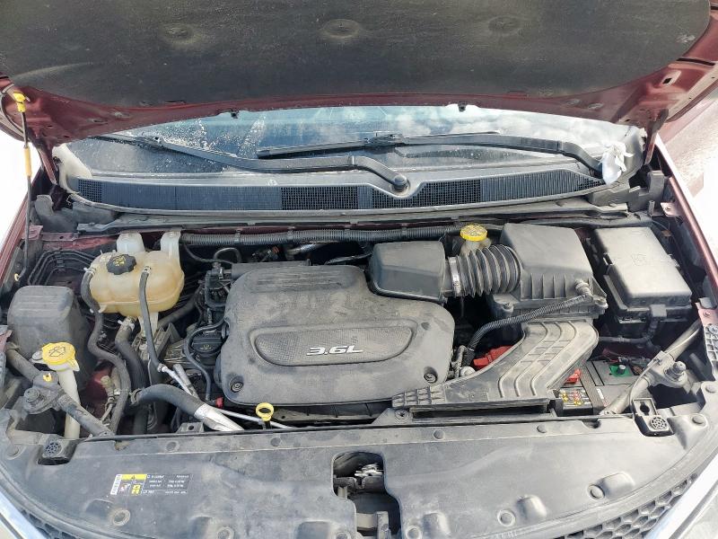 2C4RC1DG7HR638307 - 2017 CHRYSLER PACIFICA TOURING MAROON photo 12