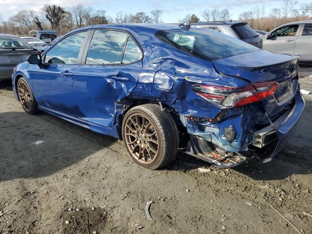 4T1T11AK5PU105227 - 2023 TOYOTA CAMRY SE NIGHT SHADE BLUE photo 2