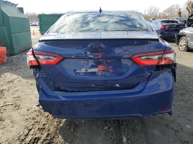 4T1T11AK5PU105227 - 2023 TOYOTA CAMRY SE NIGHT SHADE BLUE photo 6