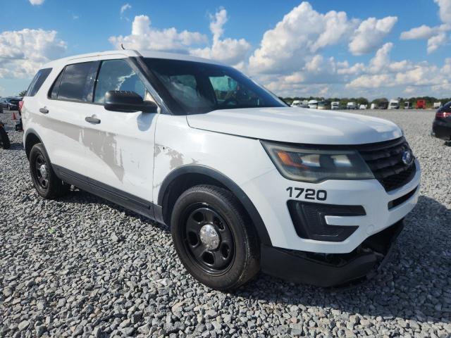 1FM5K8AR2HGA35830 - 2017 FORD EXPLORER POLICE INTERCEPTOR Blanc photo 4