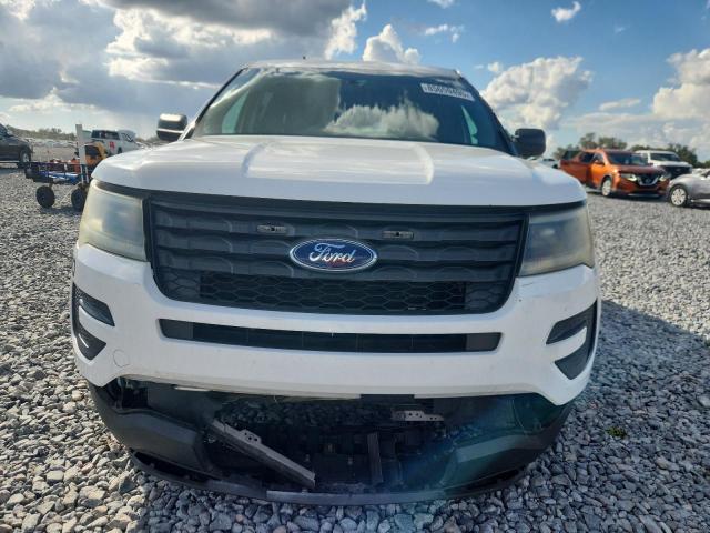1FM5K8AR2HGA35830 - 2017 FORD EXPLORER POLICE INTERCEPTOR Blanc photo 5