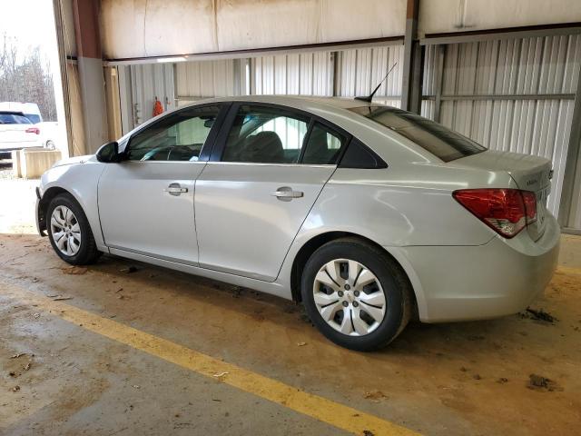 1G1PC5SH6C7155467 - 2012 CHEVROLET CRUZE LS SILVER photo 2