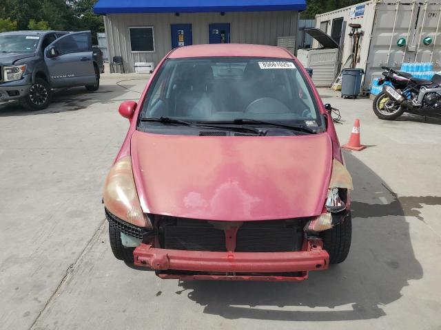 JHMGD38698S064940 - 2008 HONDA FIT SPORT RED photo 5