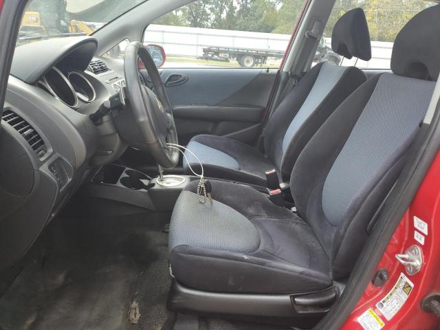 JHMGD38698S064940 - 2008 HONDA FIT SPORT RED photo 7