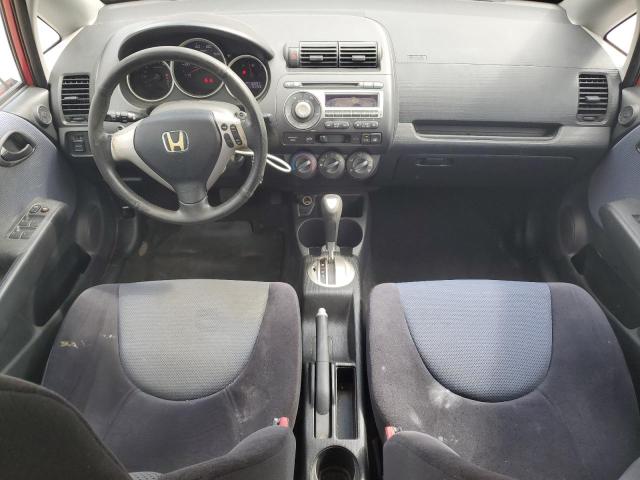 JHMGD38698S064940 - 2008 HONDA FIT SPORT RED photo 8