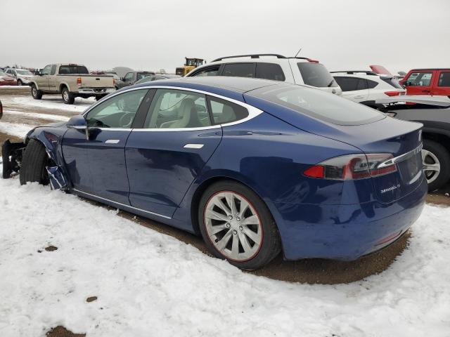 5YJSA1E29HF217288 - 2017 TESLA MODEL S BLUE photo 2