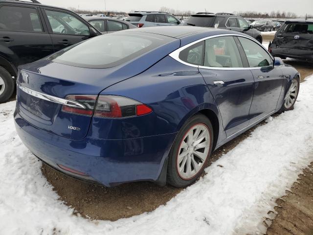 5YJSA1E29HF217288 - 2017 TESLA MODEL S BLUE photo 3
