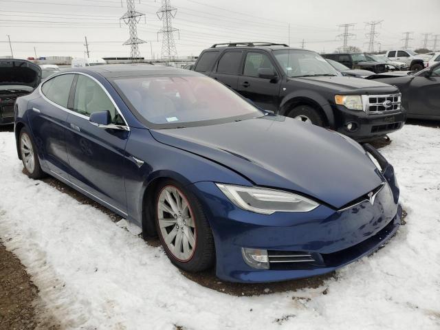 5YJSA1E29HF217288 - 2017 TESLA MODEL S BLUE photo 4