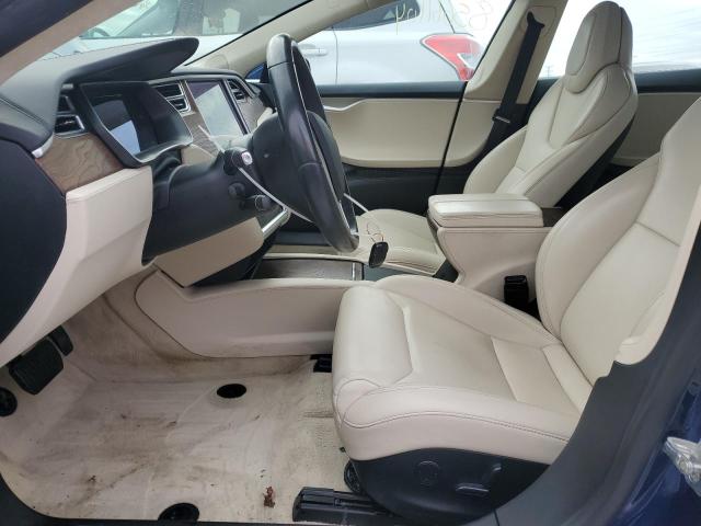 5YJSA1E29HF217288 - 2017 TESLA MODEL S BLUE photo 7