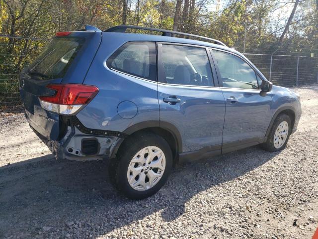 JF2SKADC6LH473566 - 2020 SUBARU FORESTER BLUE photo 3