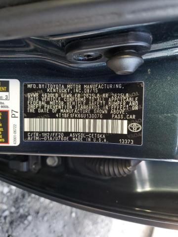 4T1BF1FK6GU130076 - 2016 TOYOTA CAMRY LE BLUE photo 13