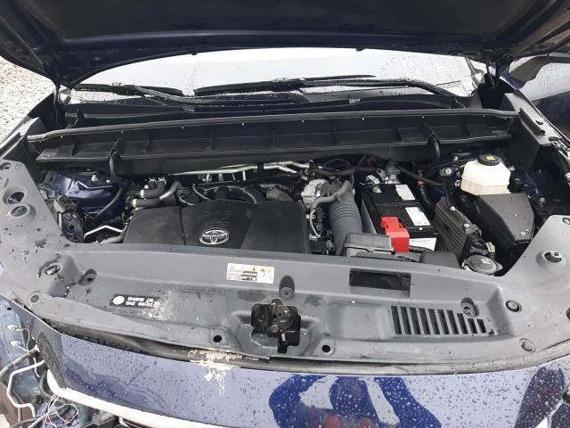 5TDGZRBH7NS564051 - 2022 TOYOTA HIGHLANDER XLE BLUE photo 12
