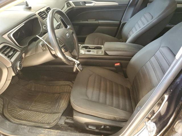 3FA6P0LUXKR119235 - 2019 FORD FUSION SE BLACK photo 7