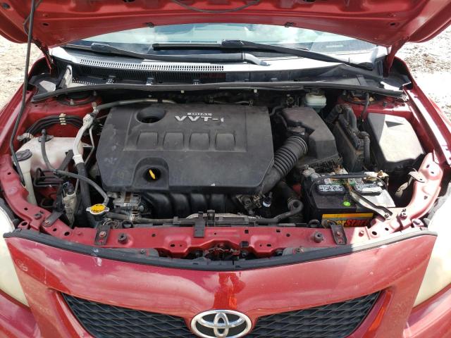 JTDBU4EE8A9104614 - 2010 TOYOTA COROLLA BASE წითელი ფოტო 11