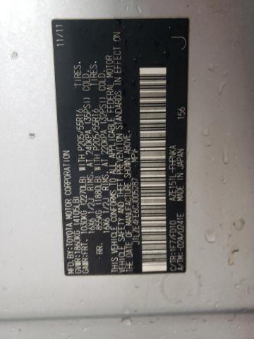 JTLZE4FE6CJ005287 - 2012 TOYOTA SCION XB 银色 照片 13