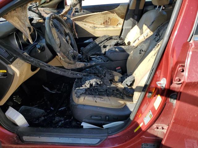 5NPEC4ACXCH486689 - 2012 HYUNDAI SONATA SE 红色 照片 7