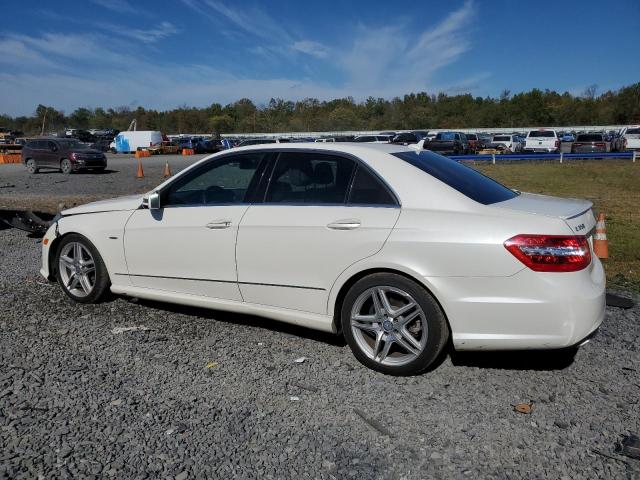 WDDHF8JB7CA599337 - 2012 MERCEDES-BENZ E 350 4MATIC WHITE photo 2