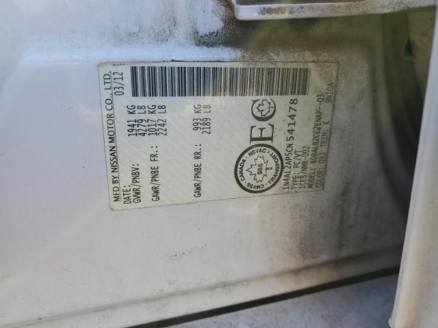 1N4AL2AP5CN541478 - 2012 NISSAN ALTIMA BASE WHITE photo 13