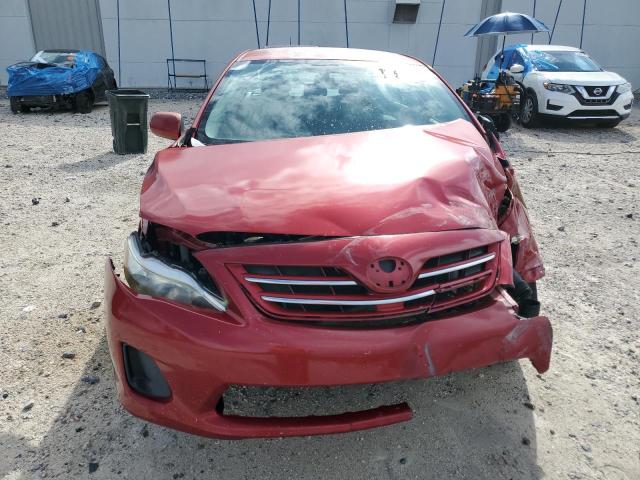 5YFBU4EE4DP173511 - 2013 TOYOTA COROLLA BASE Червоний фото 5