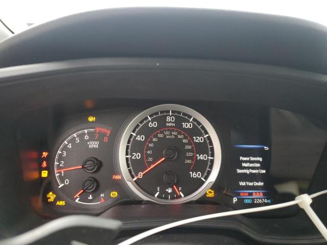 JTDP4MCE7NJ082022 - 2022 TOYOTA COROLLA SE SILVER photo 9