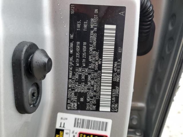 5TDGZRBH5NS561228 - 2022 TOYOTA HIGHLANDER XLE 银色 照片 13