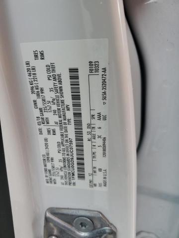 1FMCU0GD9JUC07597 - 2018 FORD ESCAPE SE WHITE photo 14