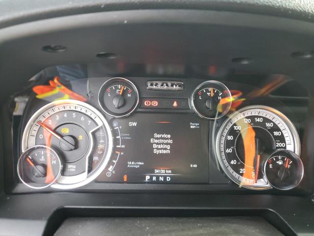 1C6RR7LT3PS576327 - 2023 RAM 1500 CLASS SLT Czarny zdjęcie 9