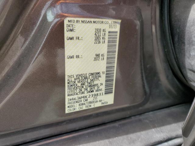 1N4AL3AP4DC239831 - 2013 NISSAN ALTIMA 2.5 灰色 照片 12