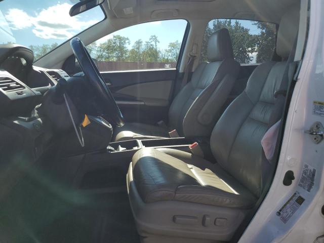 5J6RM4H73CL043992 - 2012 HONDA CR-V EXL WHITE photo 7