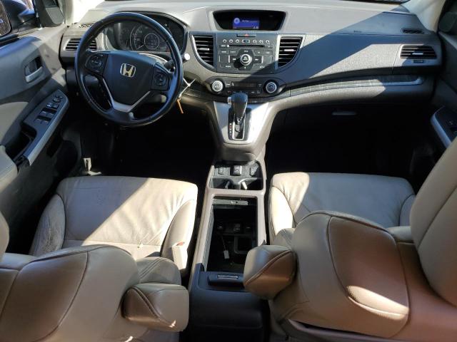 5J6RM4H73CL043992 - 2012 HONDA CR-V EXL WHITE photo 8