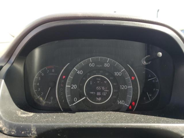 5J6RM4H73CL043992 - 2012 HONDA CR-V EXL WHITE photo 9