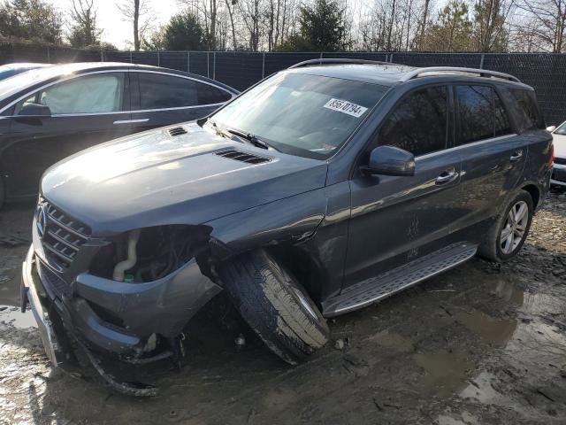 4JGDA5HB3FA582112 - 2015 MERCEDES-BENZ ML 350 4MATIC GRAY photo 1
