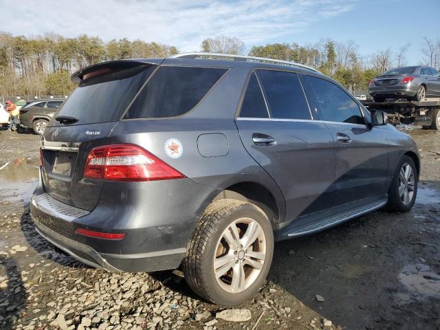 4JGDA5HB3FA582112 - 2015 MERCEDES-BENZ ML 350 4MATIC GRAY photo 3