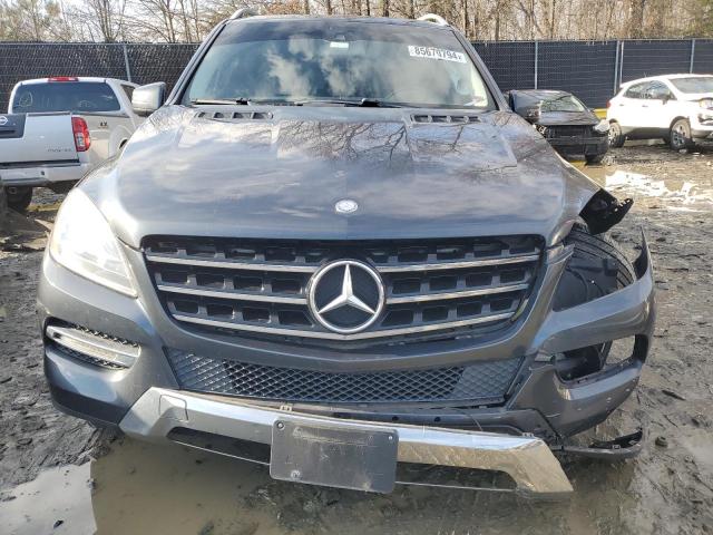 4JGDA5HB3FA582112 - 2015 MERCEDES-BENZ ML 350 4MATIC GRAY photo 5
