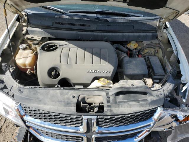 3C4PDCCG9DT718975 - 2013 DODGE JOURNEY SXT თეთრი ფოტო 12
