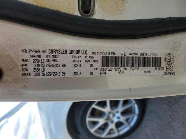 3C4PDCCG9DT718975 - 2013 DODGE JOURNEY SXT თეთრი ფოტო 14