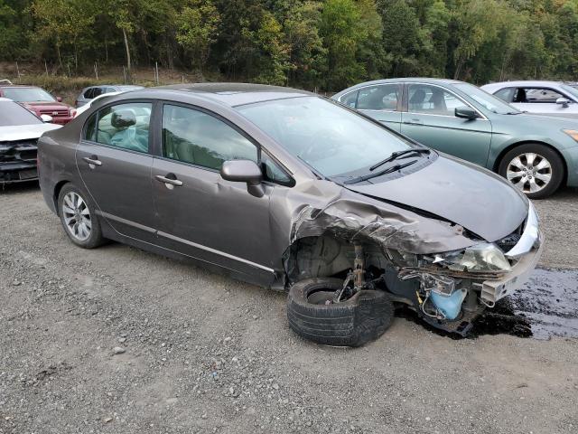 19XFA1F85AE062903 - 2010 HONDA CIVIC EX GRAY photo 4