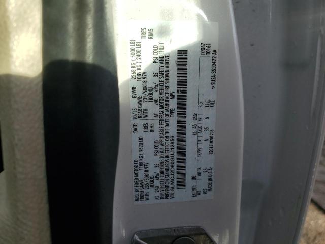 5LMCJ2D90GUJ12856 - 2016 LINCOLN MKC SELECT თეთრი ფოტო 13