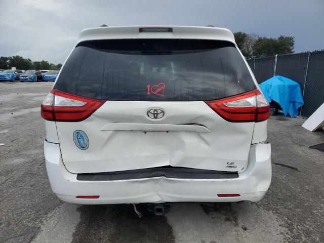 5TDJK3DCXFS105252 - 2015 TOYOTA SIENNA LE WHITE photo 6