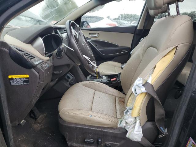 5NMZWDLA3HH049285 - 2017 HYUNDAI SANTA FE S Noir photo 7