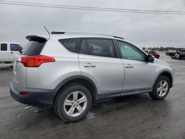 2T3RFREV3DW103686 - 2013 TOYOTA RAV4 XLE SILVER photo 3
