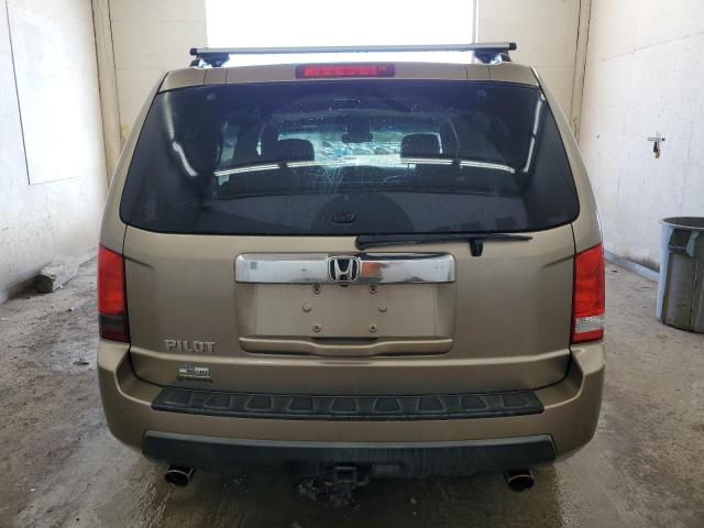 5FNYF3H53AB016229 - 2010 HONDA PILOT EXL TAN photo 6