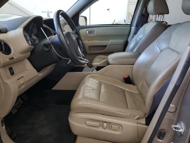 5FNYF3H53AB016229 - 2010 HONDA PILOT EXL TAN photo 7