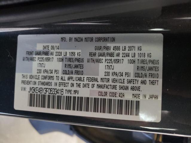 JM3KE4BY3F0533416 - 2015 MAZDA CX-5 SPORT CHARCOAL photo 13