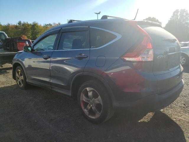 JHLRM4H75CC012641 - 2012 HOND CR-V EXL BLUE photo 2