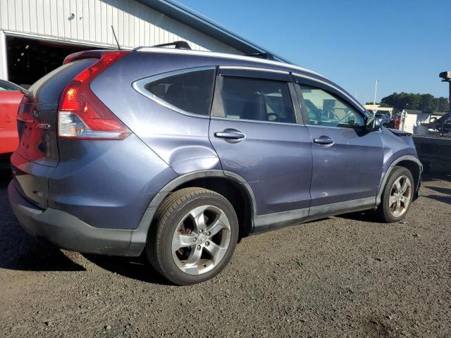 JHLRM4H75CC012641 - 2012 HOND CR-V EXL BLUE photo 3