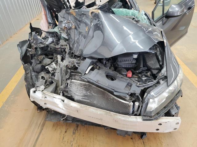 19XFB2F50DE054351 - 2013 HONDA CIVIC LX GRAY photo 11