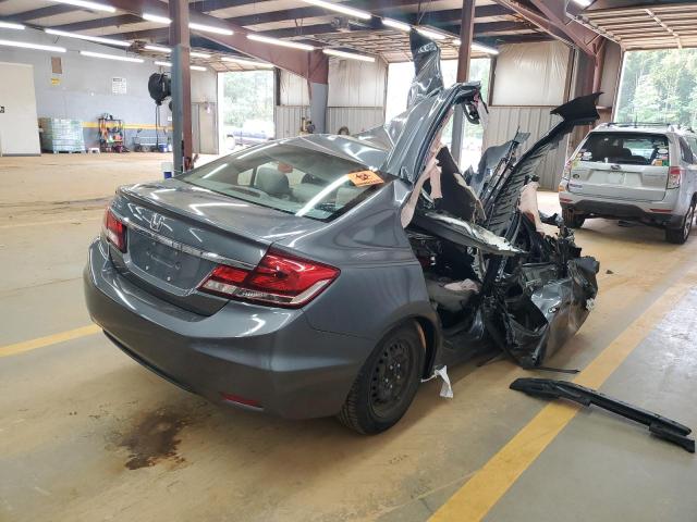 19XFB2F50DE054351 - 2013 HONDA CIVIC LX GRAY photo 3