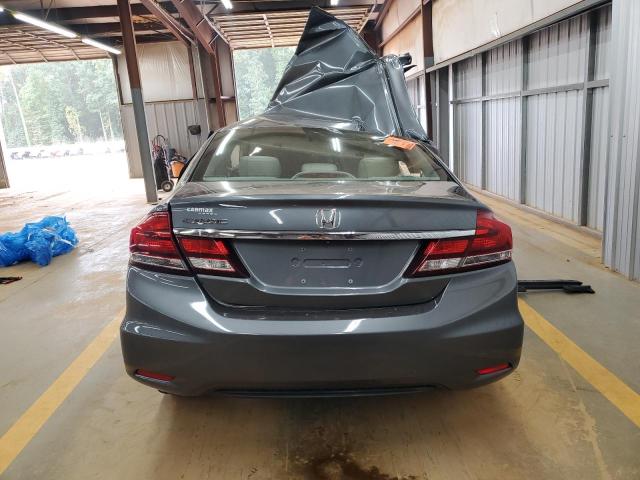 19XFB2F50DE054351 - 2013 HONDA CIVIC LX GRAY photo 6