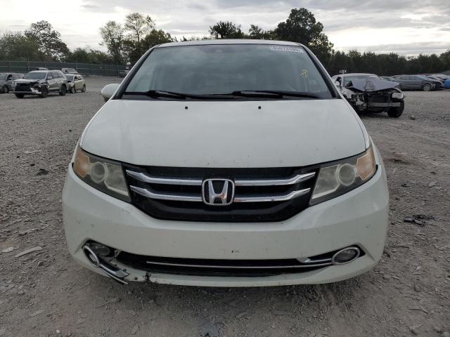 5FNRL5H99EB083998 - 2014 HONDA ODYSSEY TOURING WHITE photo 5